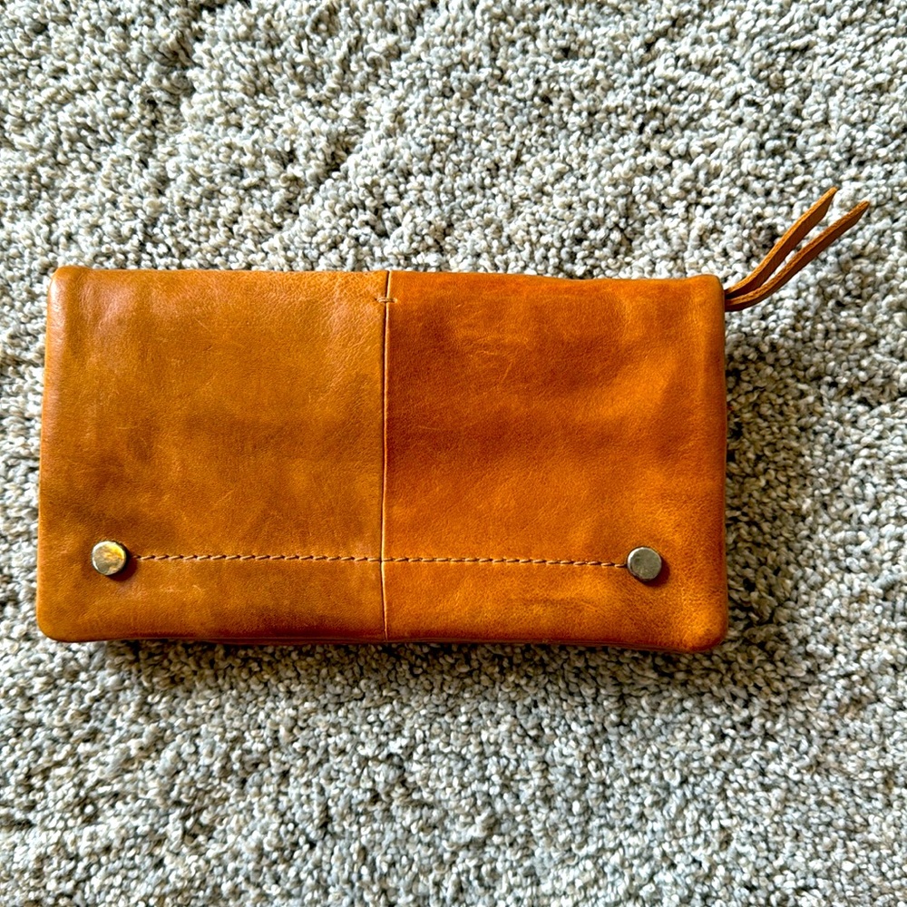 Latico Terry wallet in Cognac